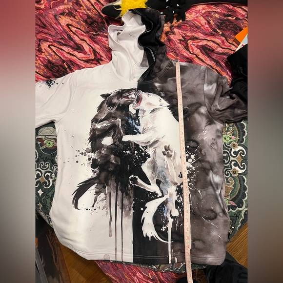 🖤EUC🤍 Blackmilk Lora Zombie Wolf Hoodie - Picture 8 of 8